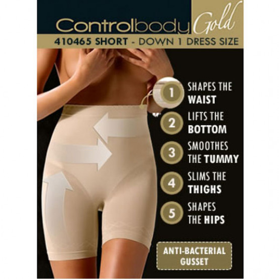 Intimidea Корректирующие трусы-шорты с высокой талией Intimidea IM SLIP CONTROL BODY GOLD