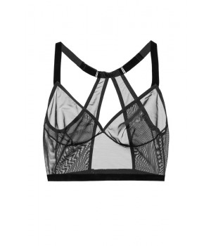 BRA BRALETTE LE JOURNAL INTIME "VELVET" (BLACK) BRA BRALETTE LE JOURNAL INTIME "VELVET" (BLACK)