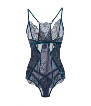BODYSUIT LE JOURNAL INTIME "JOSEPHINE" (GRAY-BLUE) BODYSUIT LE JOURNAL INTIME "JOSEPHINE" (GRAY-BLUE)