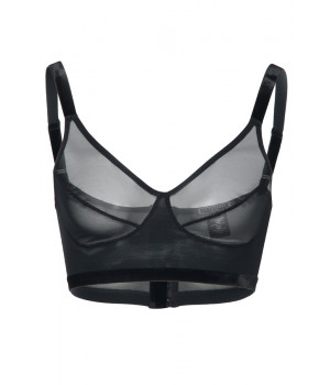 BRA LE JOURNAL INTIME "VELVET" WITH HOOKS (BLACK) BRA LE JOURNAL INTIME "VELVET" WITH HOOKS (BLACK)