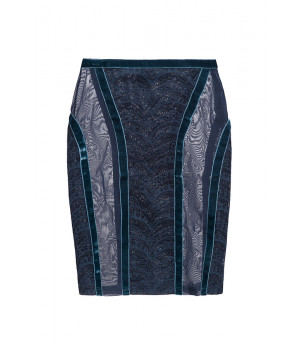 SKIRT LE JOURNAL INTIME "JOSEPHINE" (GRAY-BLUE) SKIRT LE JOURNAL INTIME "JOSEPHINE" (GRAY-BLUE)