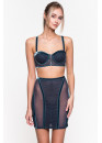 BRA LE JOURNAL INTIME "JOSEPHINE" BRA-ZIP BANDEAU (GRAY-BLUE) Le Journal JS-BR-BN BRA LE JOURNAL INTIME "JOSEPHINE" BRA-ZIP BANDEAU (GRAY-BLUE) Le Journal JS-BR-BN